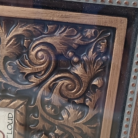 Live Passion Love Laugh Framed Wall Art Picture Bronze Scrolling Detailed 11x11 - Picture 3 of 10